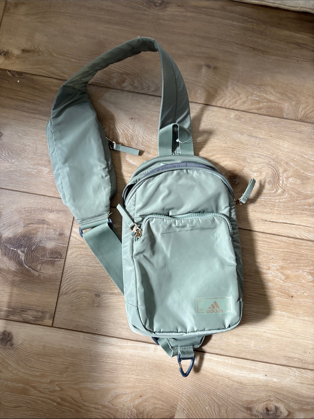 adidas Sage Green Sling Bag for Men
